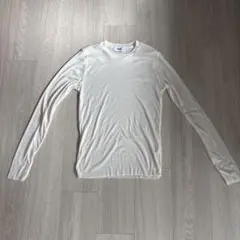 シアー素材ロングTシャツ