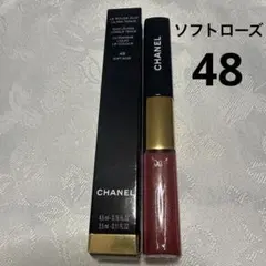 CHANEL LE ROUGE DUO ULTRA TENUE 48ソフトローズ