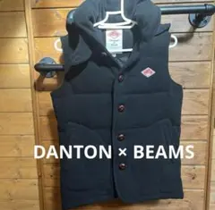 DANTON ダントン ダウン ベストBEAMS別注　ブラック　秋冬　レディース