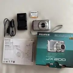 返品保証】 フジフイルム FUJIFILM FinePix J250 シルバー - メルカリ