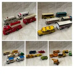 ミニカーセット（消防車、バス、トラックなど）　 27台まとめ売り