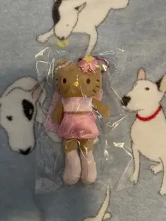 ハローキティ スタイルアップマスコット 足長キティ ピンク ヒョウ柄