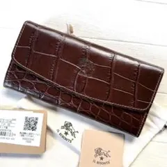 国内正規 限定 IL BISONTE クロコ 型押し イルビゾンテ 長財布