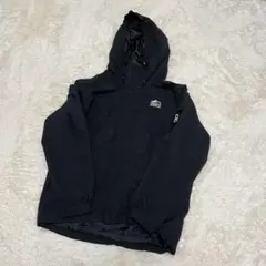 CAMP7 黒 マウンテンパーカー フード付き