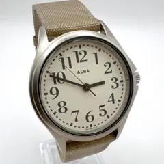 【電池交換済】SEIKO ALBA アルバ 腕時計 チタン ミリタリー メンズのサムネイル