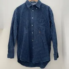 トミーヒルフィガー　チェック ボタンダウンシャツ　綿100% Mサイズ（L相当）のサムネイル