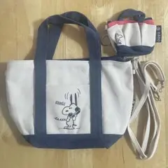 スヌーピー　ナノユニバース　スヌーピーの親子トートバッグ　sweet