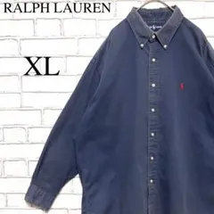 ラルフローレン BD 長袖シャツ BLAKE 刺繍ロゴ ゆるだぼ