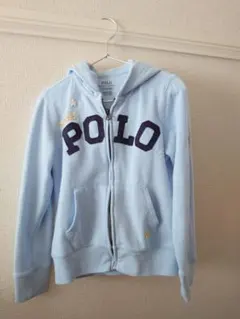 Polo 水色 フード付きジャケット