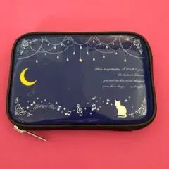 月と猫デザインポーチとCopic Multilinerセット