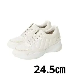 +diana プラスダイアナ　キルティングスニーカー　24.5㎝