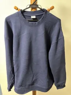 FRUIT OF THE LOOM ネイビー トレーナー Lサイズ