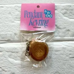 フィー fwee ペンダントキーリング ゴールド ラメ