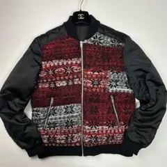 【新品タグ付き】DIESEL ニット切替MA-1 新品タグ付き】DIESEL ニット切替MA-1