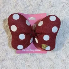 ディズニー ミニー リボン ヘアゴム ヘアポニー