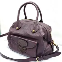 【vintage・良品】ロエベ /オーストリッチ・2wayショルダーのサムネイル