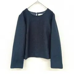 □grove ダークネイビー 長袖ブラウス S　新品タグ付き　未使用