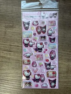 サンリオ ラメ入り樹脂もりシール マイメロ キティ シナモロール クロミ