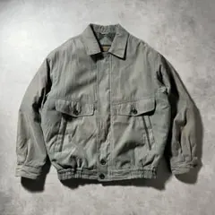 ヴィンテージ ブルゾン ミリタリー ジャケット グレーベージュ古着