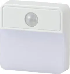 オーム電機 LED人感センサー式 NIT-ALA6JSQ-WN 06-0148