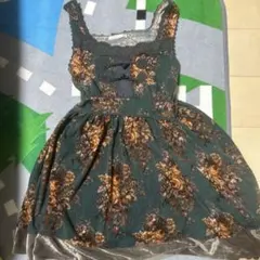 axes femme 花柄ノースリーブワンピース