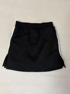 ブラックミニスカート サイドストライプ