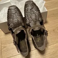 【新品未使用】Steven Alan レザー グルカサンダル ブラウン 43のサムネイル