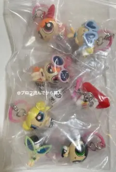 パワーパフガールズ　めじるしアクセサリー　コンプリート