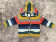 baby GAP クマ耳フード付きカーディガン 6-12ヶ月