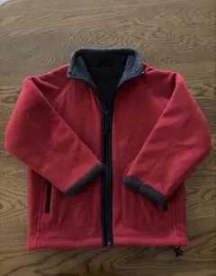 UNIQLO キッズ フリース素材ジャケット 120cm レッド　裏はボア