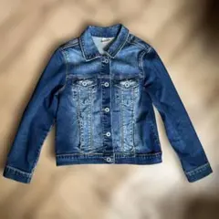 美品ZARAザラ140デニムジャケットGジャン上着ジャケット　デニム