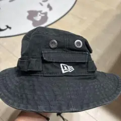 NEW ERA ブラック バケットハット L/XL