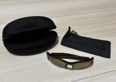 Oakley スポーツサングラス ブラウンレンズ