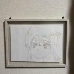 青春豚野郎　桜島麻衣　線画アートボード A4