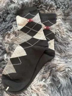 ダブルCロゴ アーガイル柄ソックス ノベルティ