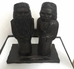 アイヌ　木彫り人形　ニポポ
