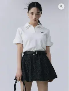 eimy istoire ツイードライクデニムミニスカートのサムネイル