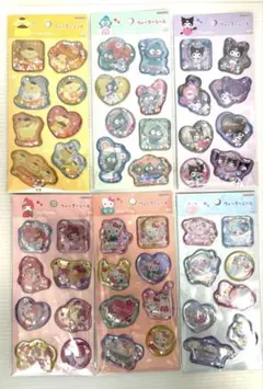 サンリオ　ウォーターシール　クロミ　マイメロ　ポムポムプリン　キティ　シナモン