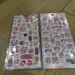 マイメロ　キティ　立体シール