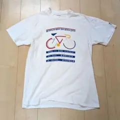 【L】　US古着　自転車　プリントTシャツ　80S　ヴィンテージ
