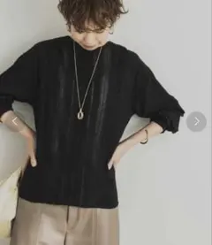 前後2WAY長袖レースブラウス　アーバンリサーチ