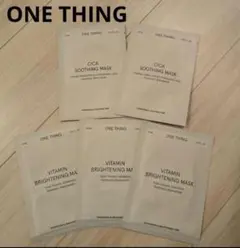 ONE THING ワンシング VITAMIN & CICA シートマスク 5枚のサムネイル