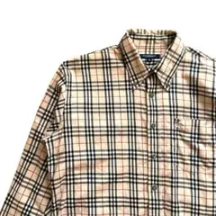 美品 Burberry London ノバチェック ボタンダウン シャツ M