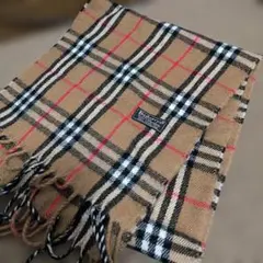 Burberry's チェック柄ラムズウールマフラー