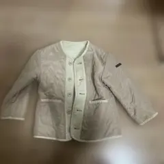 リバーシブル　キルト　ボア　アウター