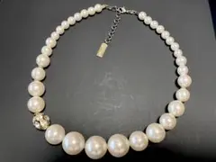 【卒業式に】ネックレス パール ビーズ 白
