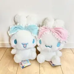 サンリオ　シナモロール　大きなリボンみみむすびBIGぬいぐるみ　シナモン