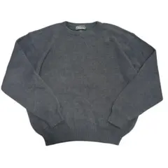 Croft&Barrow 前V コットンニット チャコールグレー XL