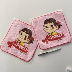 ペコちゃん 大阪限定 ミニタオル ハンカチ - メルカリ