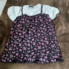 花柄キャミソールチュニック